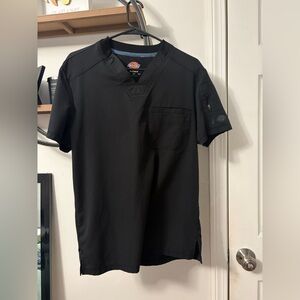 Dickies black scrub top Size S #scrubs #medical